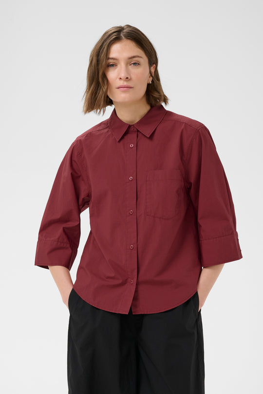 Part Two BotillaPW Shirt Burnt Russet