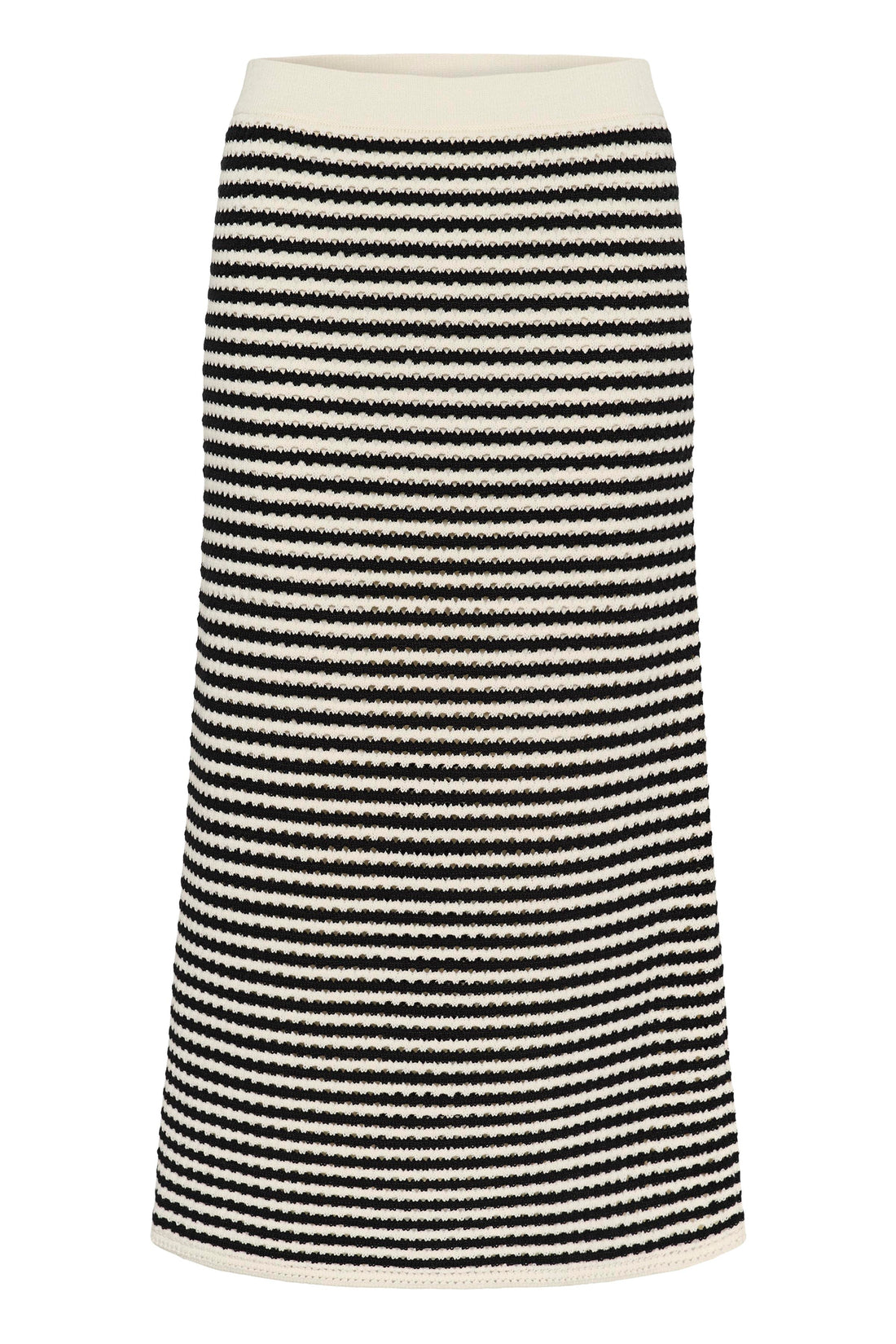 Part Two BerdyPW Skirt Black and White Crochet Look