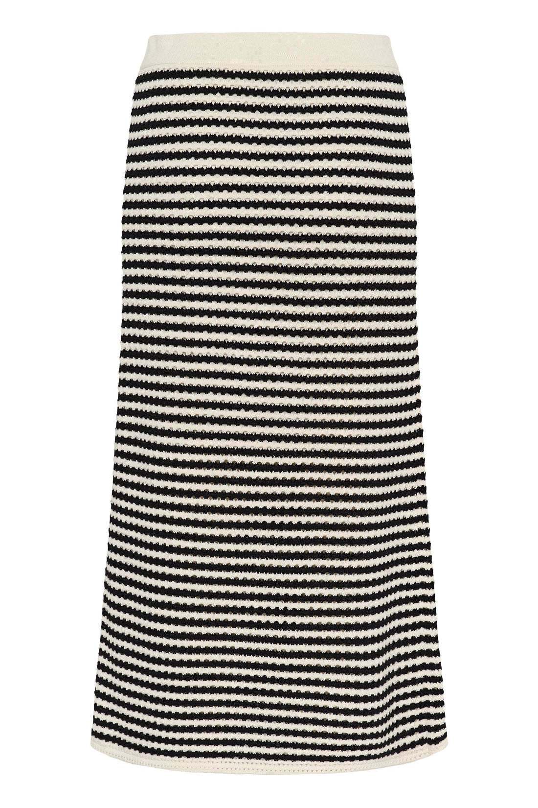 Part Two BerdyPW Skirt Black and White Crochet Look