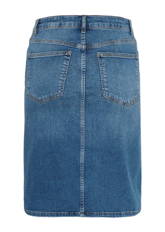 Part Two LejaPW Skirt Medium Blue Denim