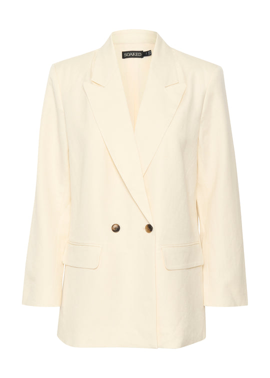 Blöt i lyx Ragna Blazer Pearlled elfenben