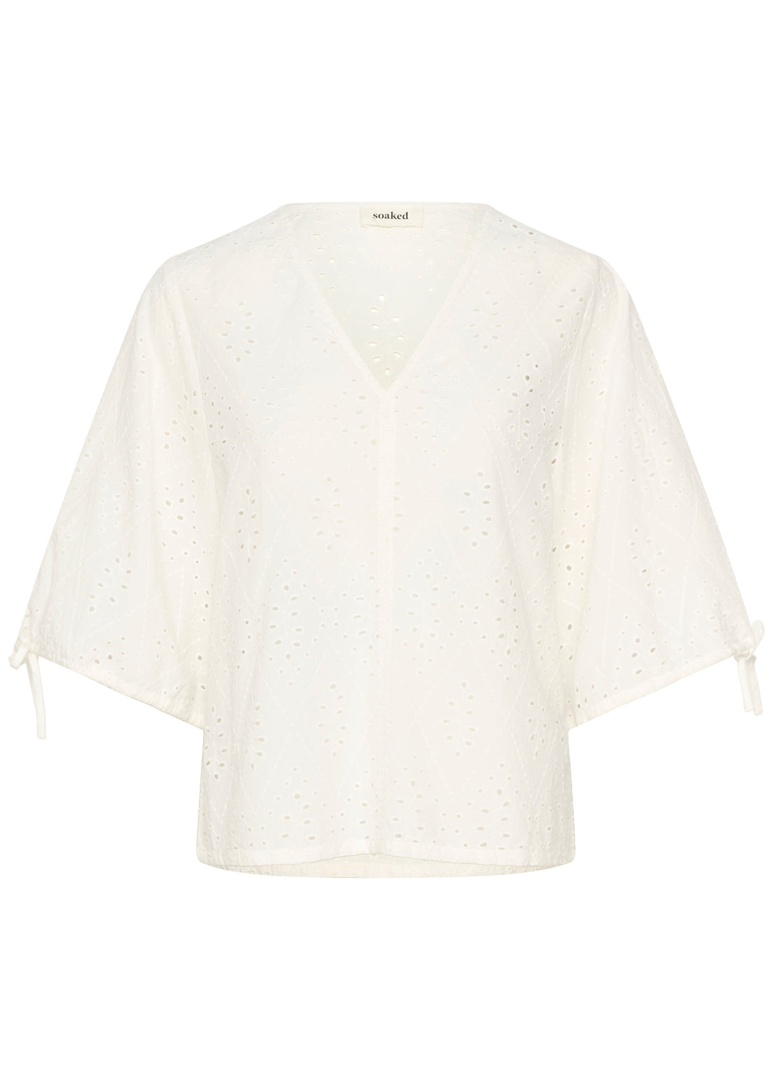 Soaked SLJoella Blouse SS Broken White