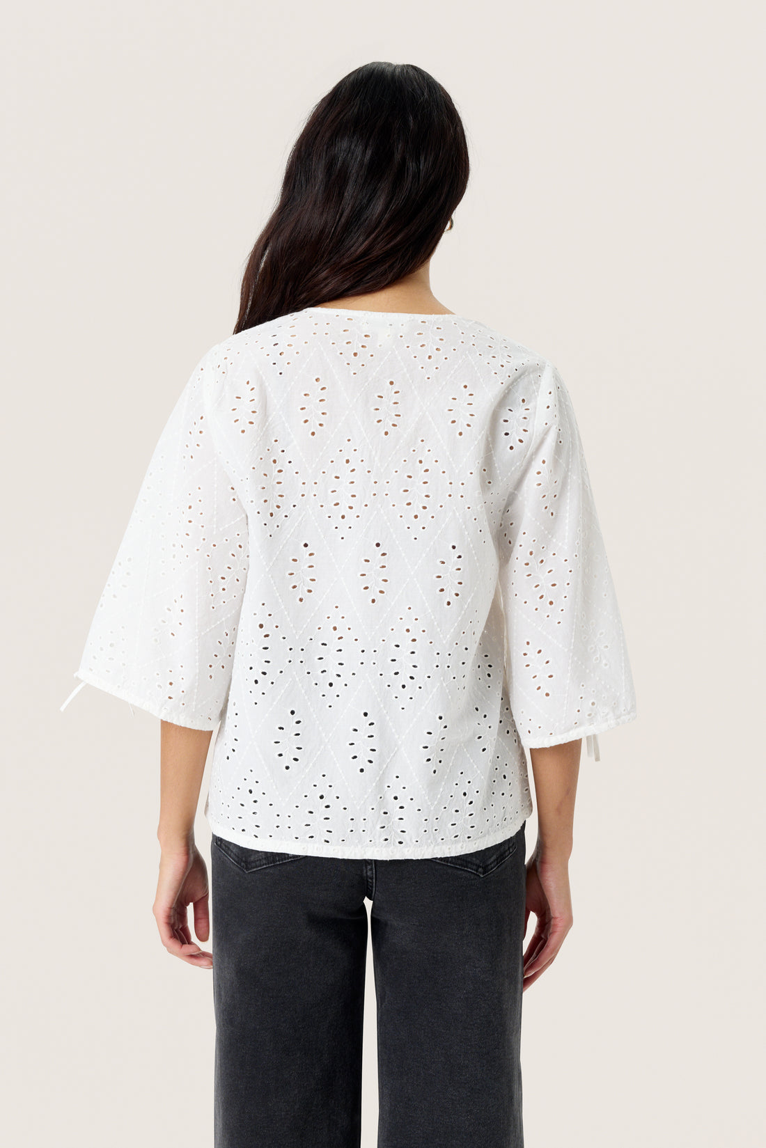 Soaked SLJoella Blouse SS Broken White