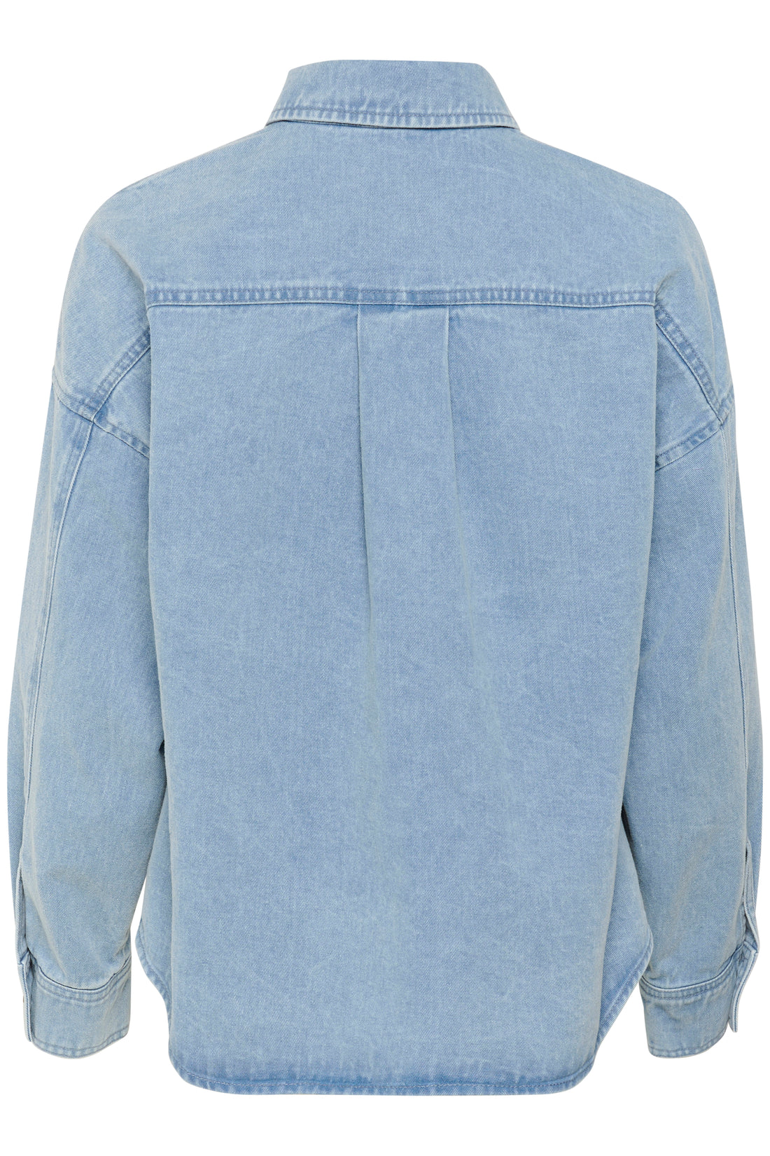 Soaked SLAnnabeth Regular Overshirt, Light Blue Denim