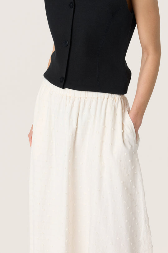 Soaked in luxury SLSunela skirt Broken White
