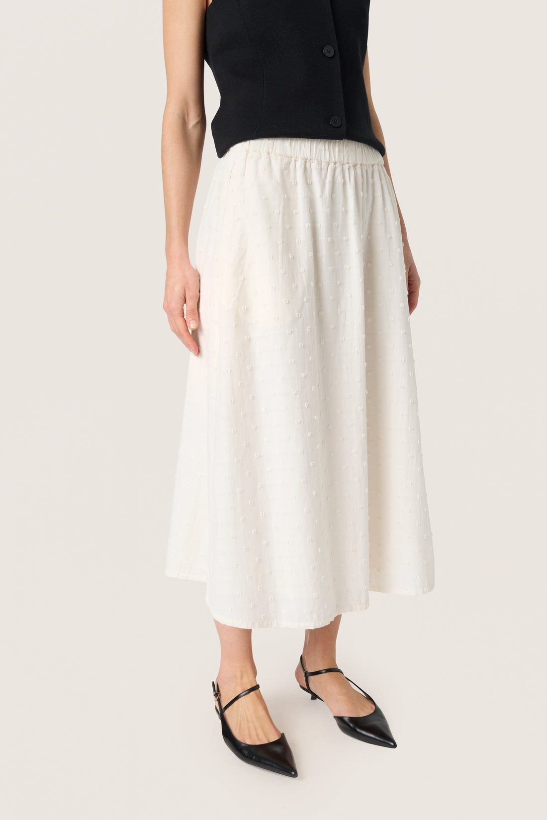 Soaked in luxury SLSunela skirt Broken White