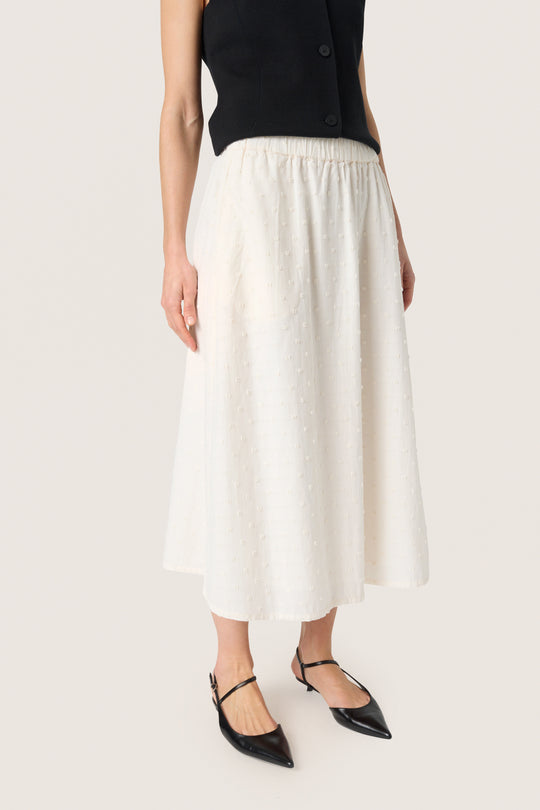 Soaked in luxury SLSunela skirt Broken White