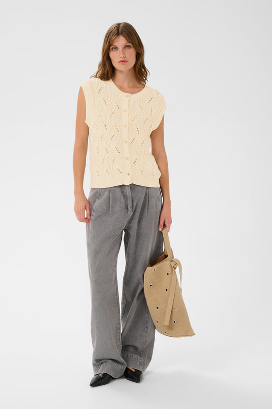 Soaked SLRava Nanna Vest Whisper White