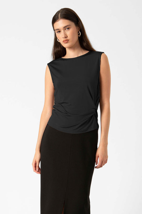 Soaked SLClara Twisted Top Black