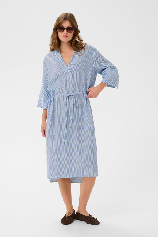 Soaked SLAria Dress Regatta and White Stripe