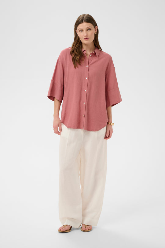 Soaked SLAria Shirt SS Ash Rose