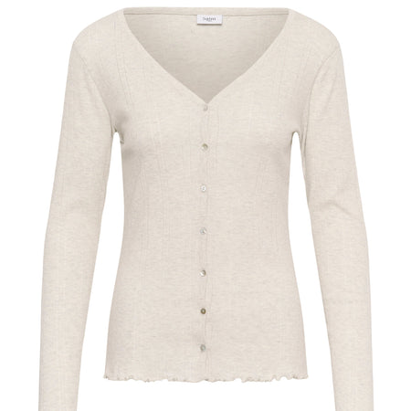 Saint Tropez GruSZ Cardigan Rice Melange