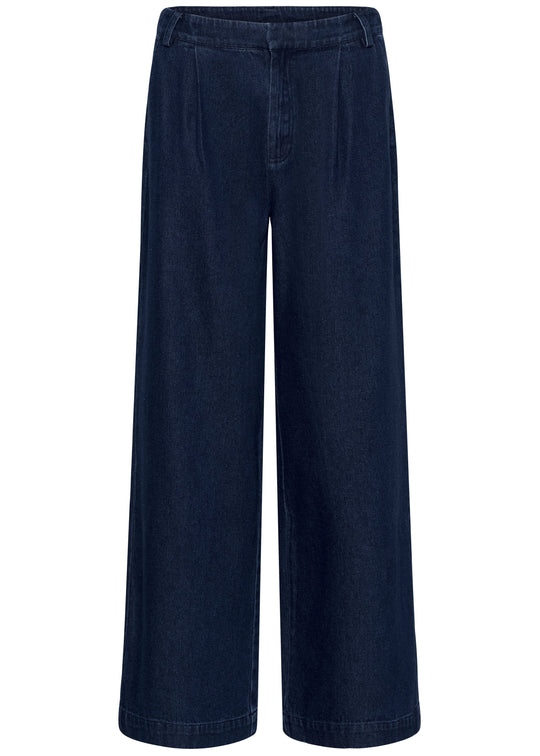 Saint Tropez JaclynSZ Pants Dark Blue Denim