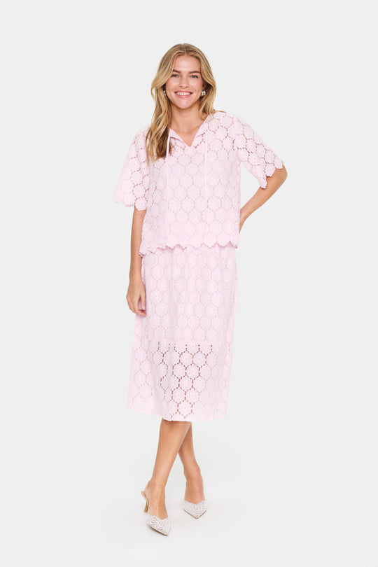 Saint Tropez ZojaSZ Blouse Pink Tulle