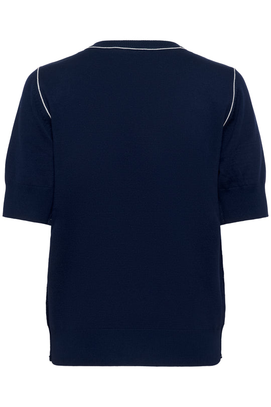 Saint Tropez MilaneSZ SS Pullover Baritone Blue