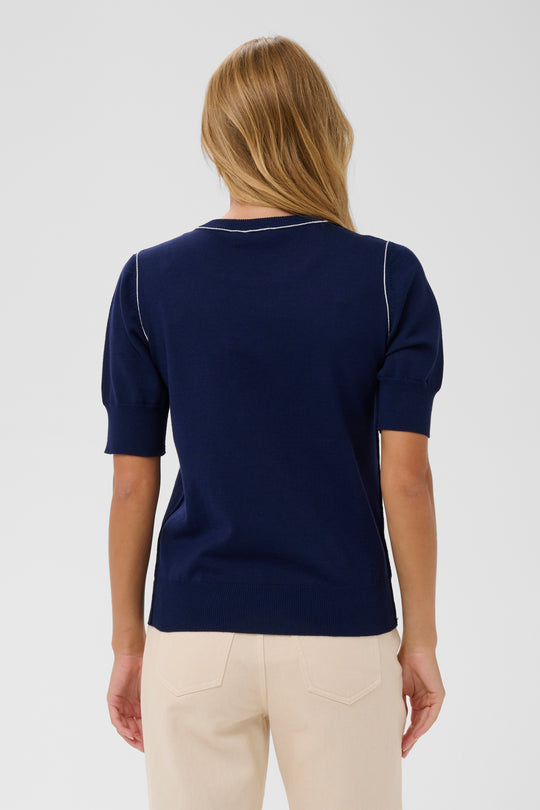 Saint Tropez MilaneSZ SS Pullover Baritone Blue