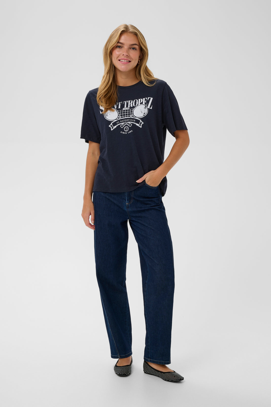 Saint Tropez JesicaSZ T-Shirt navy