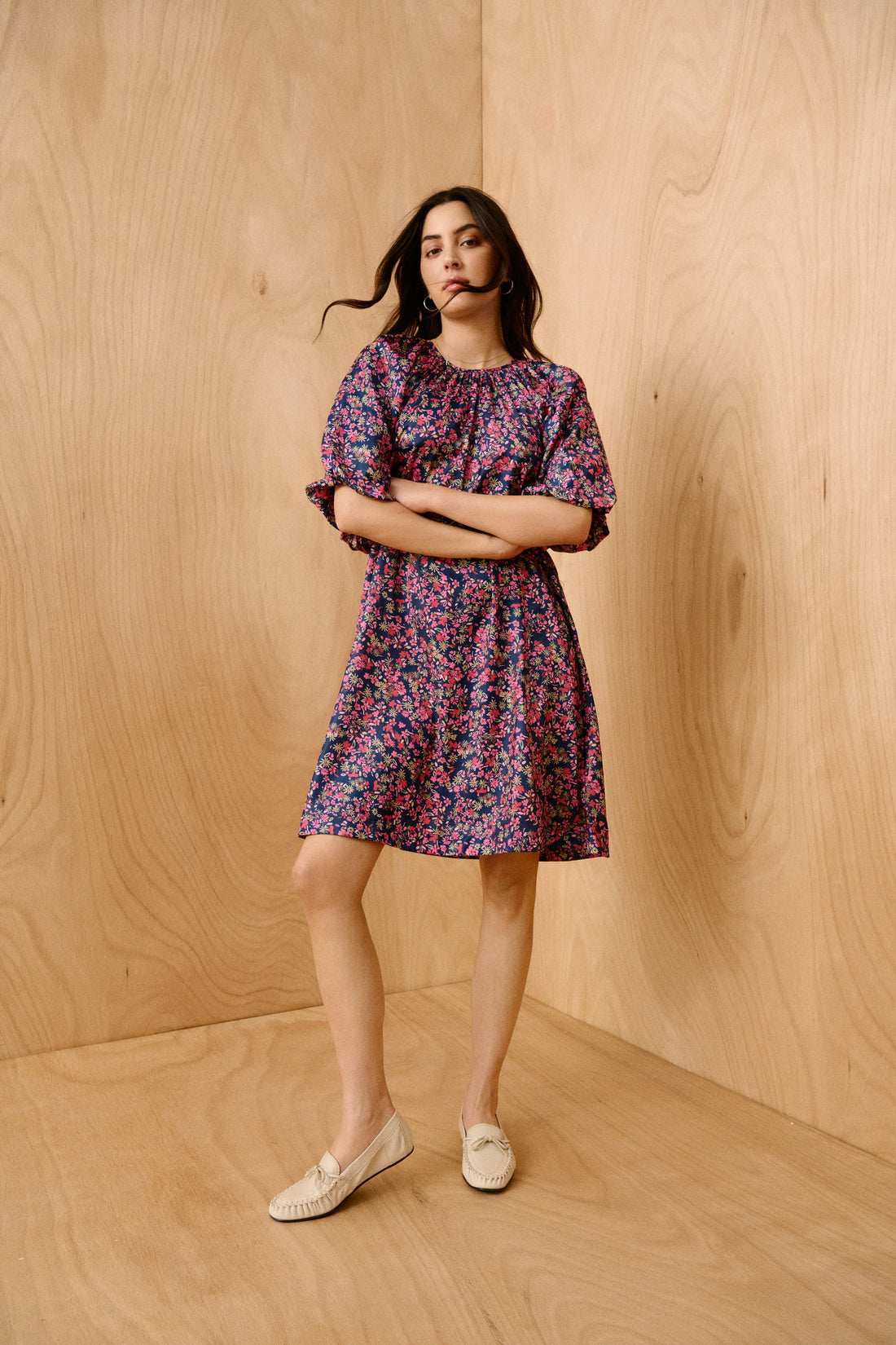 Saint Tropez OnneliSZ dress Navy Peony bloom