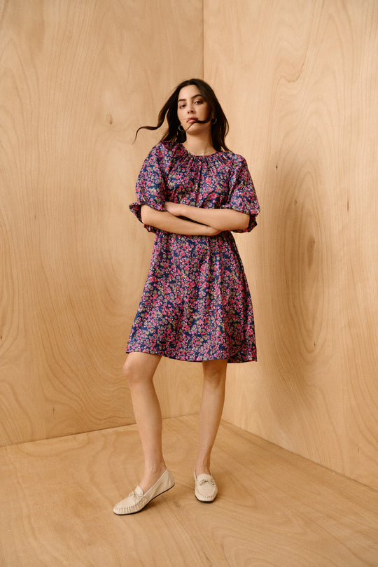 Saint Tropez OnneliSZ dress Navy Peony bloom