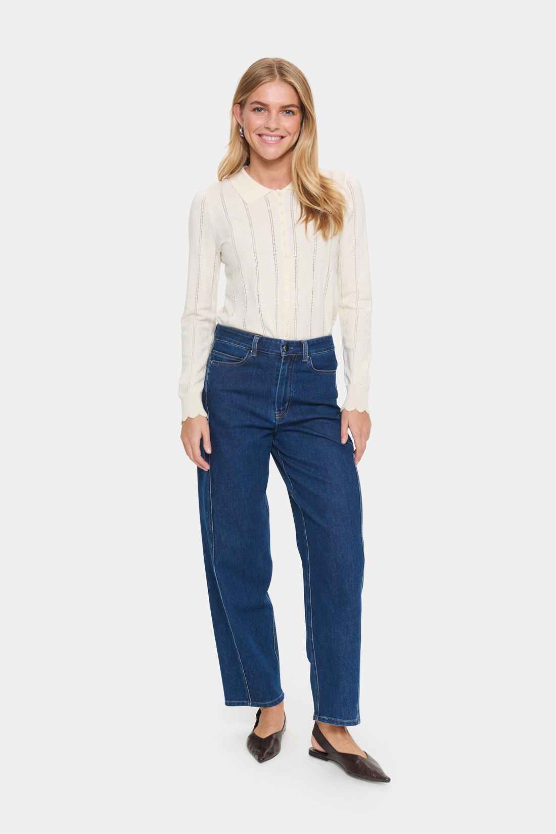 Saint Tropez OivySZ Jeans Medium Blue Denim