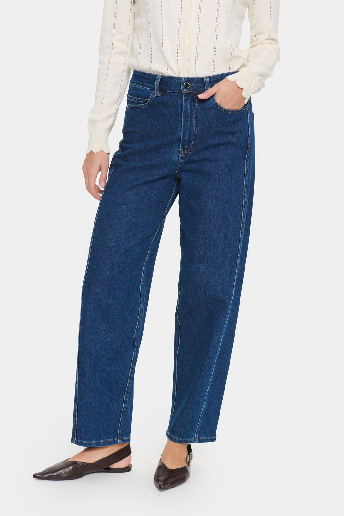 Saint Tropez OivySZ Jeans Medium Blue Denim