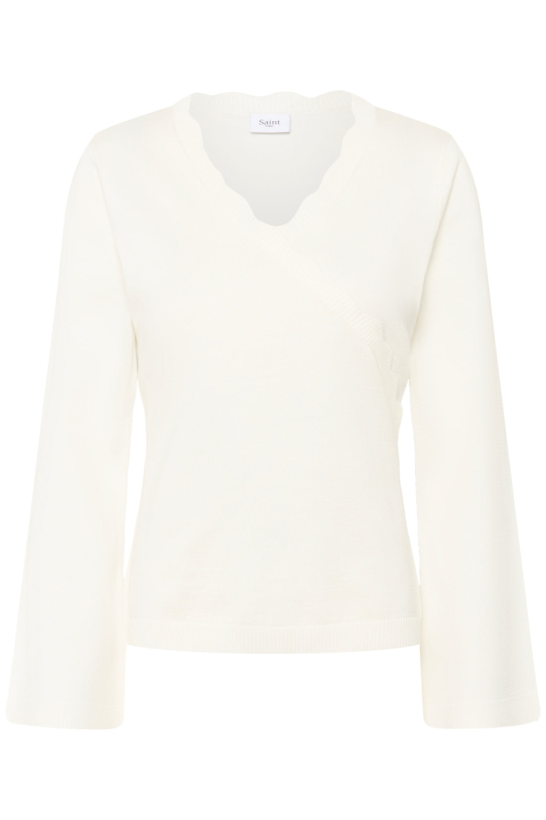 Saint Tropez Madlena Pullover Ice (hvid)