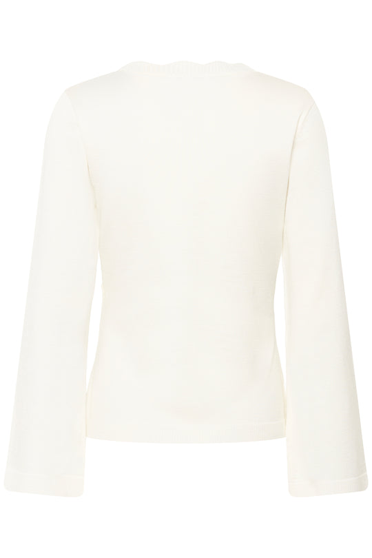 Saint Tropez Madlena Pullover Ice (hvid)