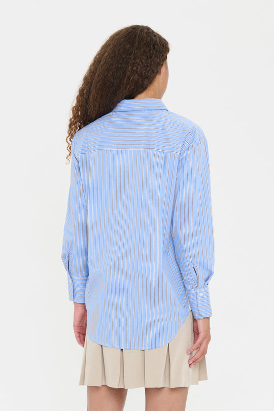 Saint Tropez MikelaSZ Shirt Baritone Vista Blue