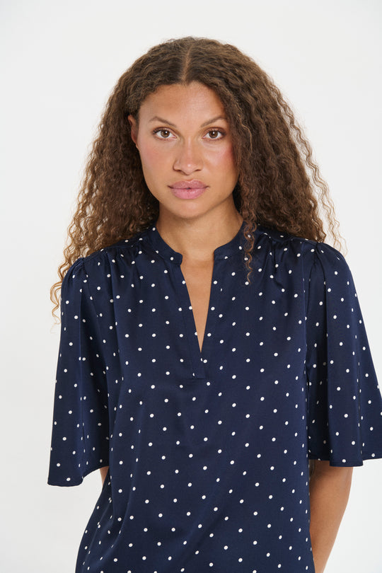 Saint Tropez MagalieSZ Blouse Baritone Blue Ice