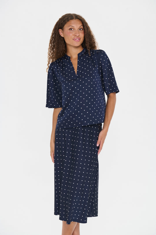 Saint Tropez MagalieSZ Blouse Baritone Blue Ice