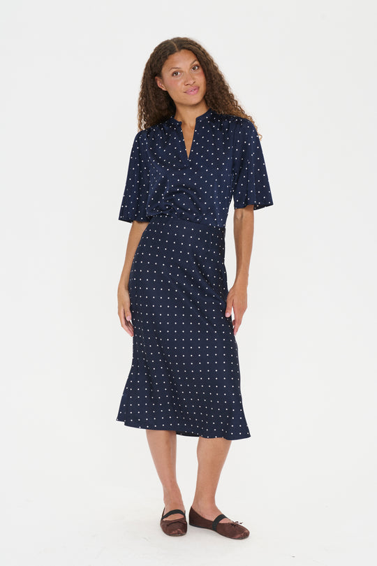 Pre-order uge 13. Saint Tropez MagalieSZ Skirt Baritone Blue Ice