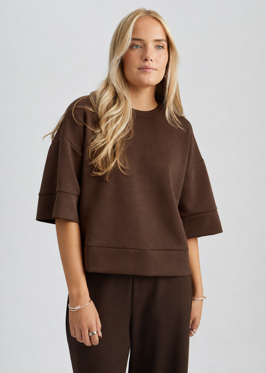Peppercorn PCMinnie Grs Blouse Java Brown