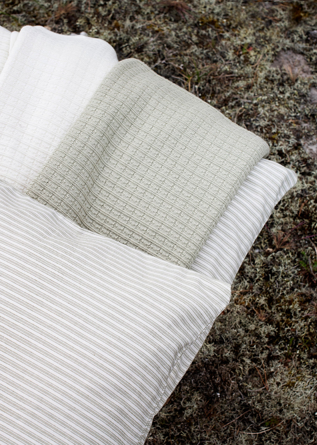 Serendipity Duvet Cover & Pillow Case Laurel stripe