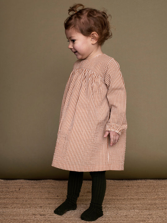 Serendipity Yoke Dress Saffron Checks