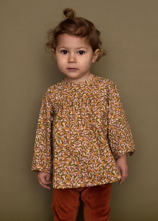 Serendipity Puff Blouse Clementine