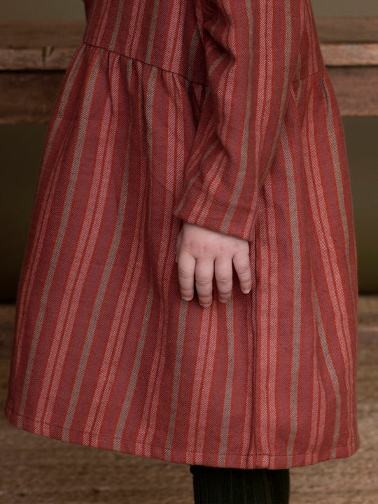 Serendipity Brushed Dress Fig Stripe