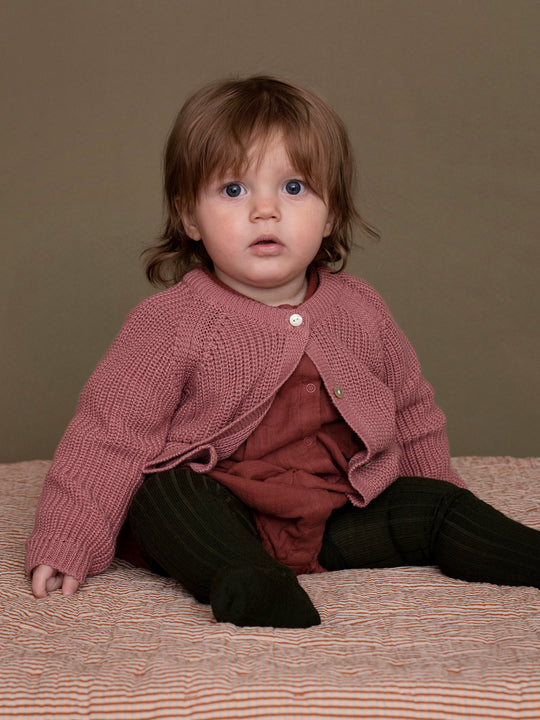 Serendipity Cardigan Old Rose