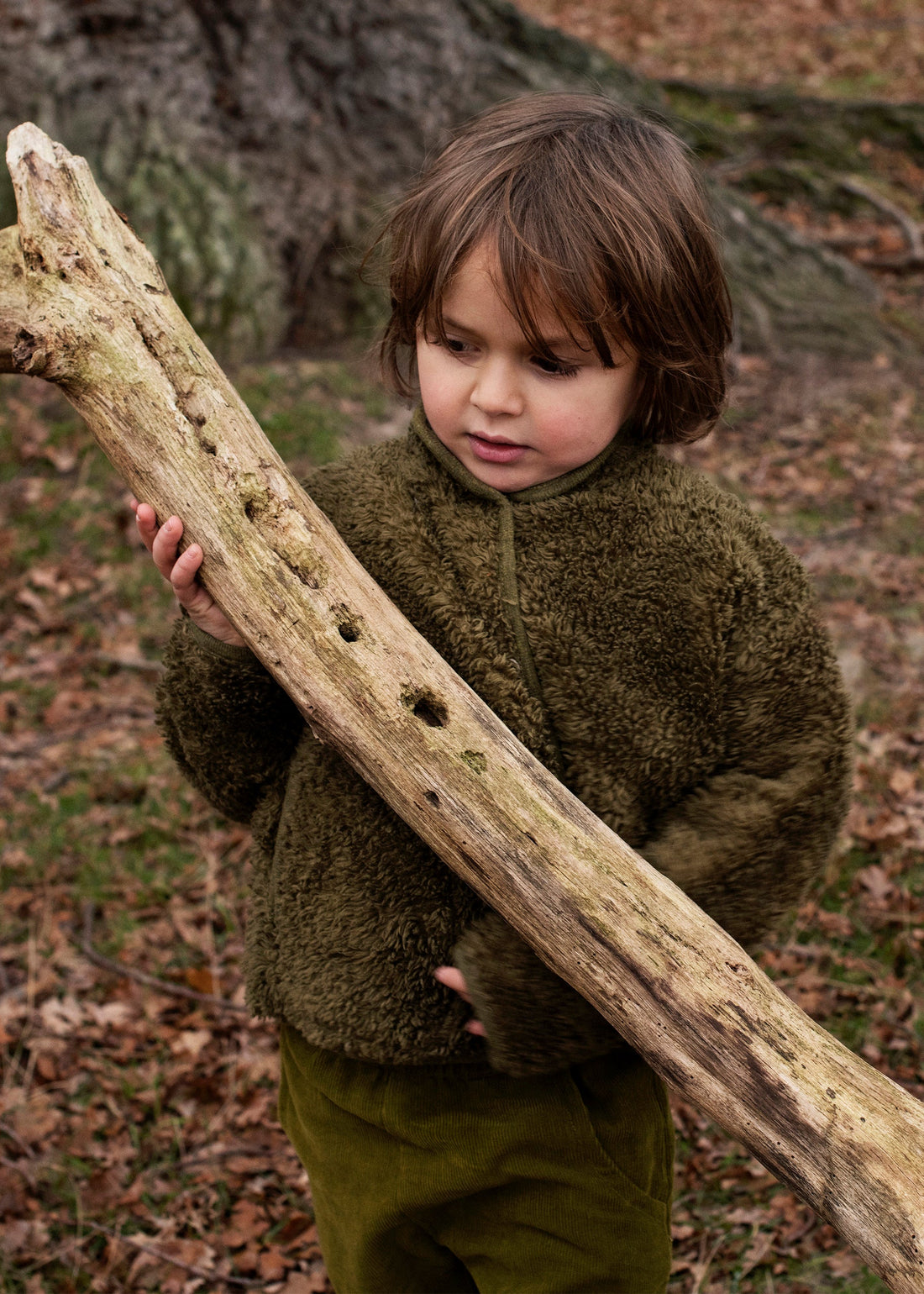 Serendipity Plush Jacket Dark Olive