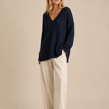 Part Twp FabiannePW Pullover Dark Navy