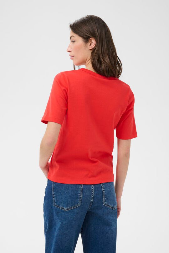 Part Two RatansaPW T-shirt poppy red