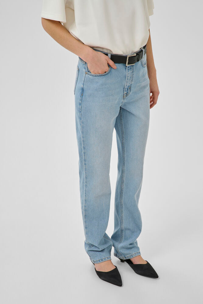 My Essential Wardrobe Jeans Straight 07 The Isa Light blue wash