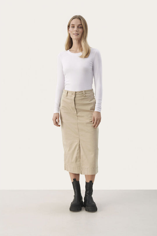 Part Two FanniesPW Skirt White Pepper