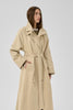 My Essential Wardrobe MWLyon Long Trenchcoat Brown Rice