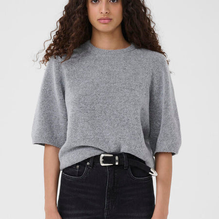 Gestuz AlphaGZ SS tee Noos Pearl Blue Melange
