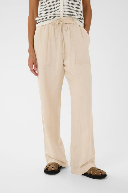 Part Two Eniola Pants French Oak Nature