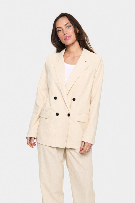 Saint Tropez Krissz Blazer Irish cream melange
