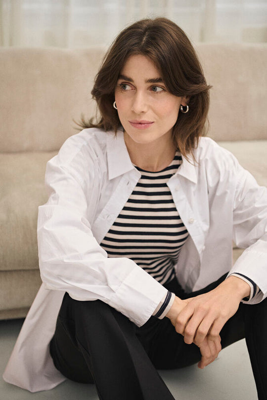 Part Two SavannaPW Woven Shirt Bright White