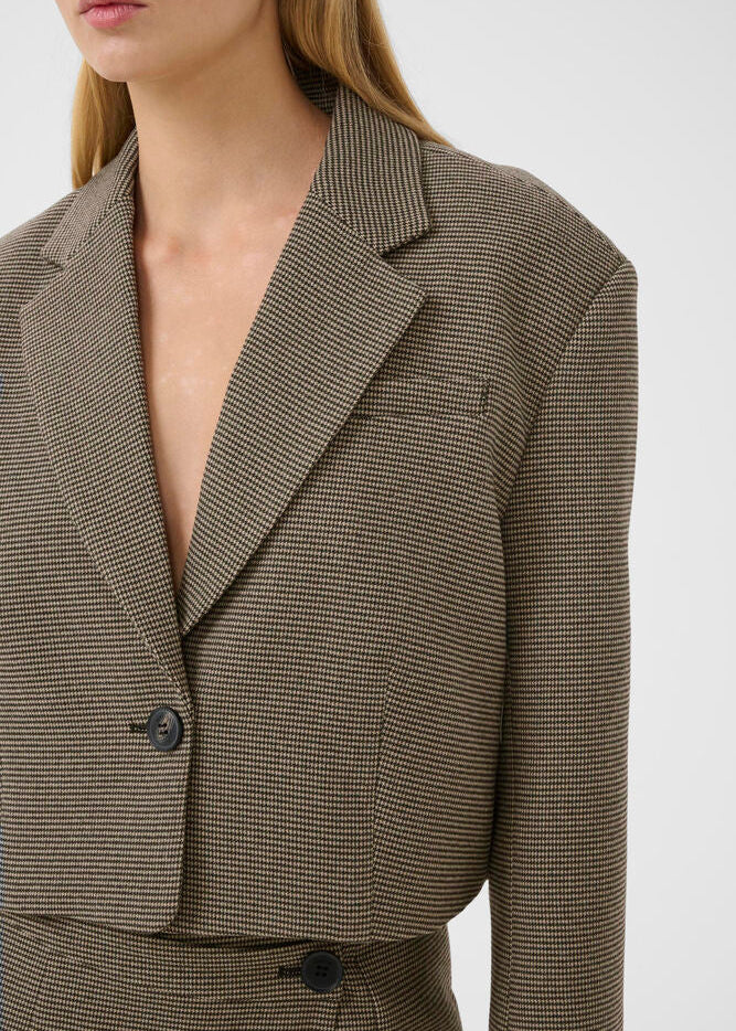 Gestuz GZcasia blazer Black And White Houndstooth