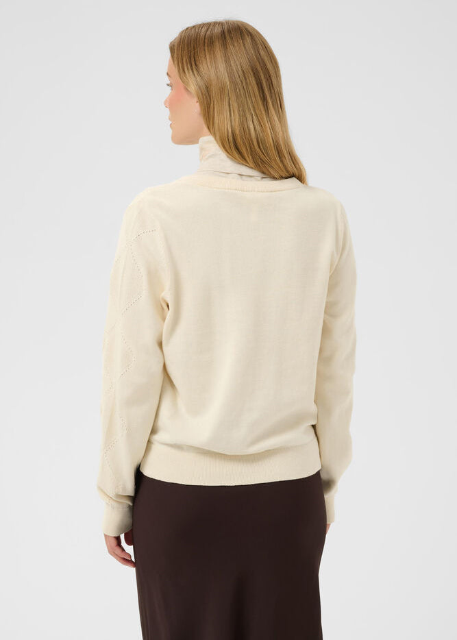 Part Two CiannaPW Cardigan Whitecap Gray