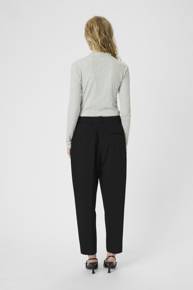 Karen by Simonsen KBRo Solid Milano Pants Carrot Meteorite (black)